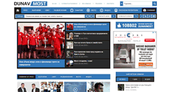 Desktop Screenshot of dunavmost.com